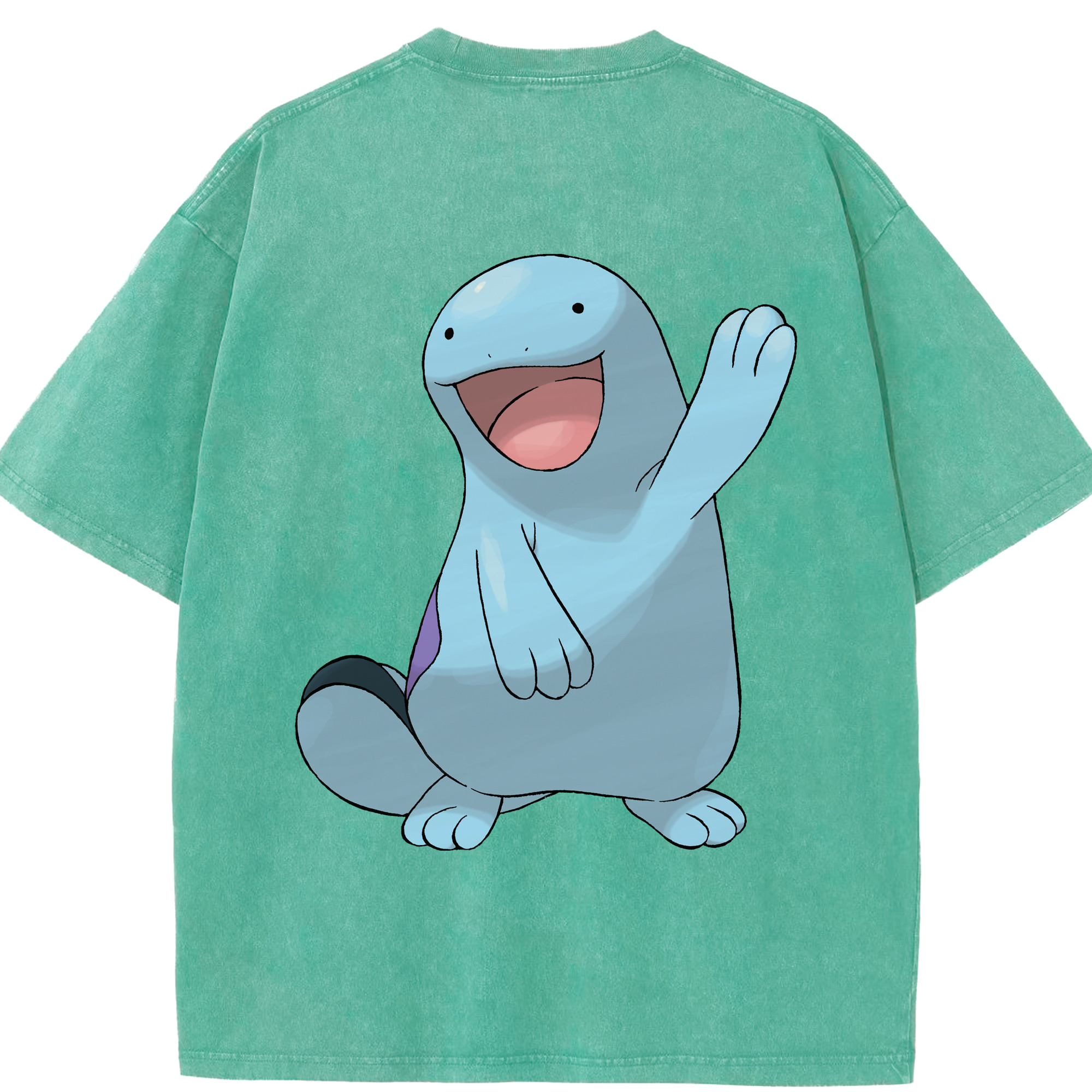 （画像用） ポケットモンスター Pokémon 綿100% ヴィンテージ風 半袖Tシャツ（背面プリント）